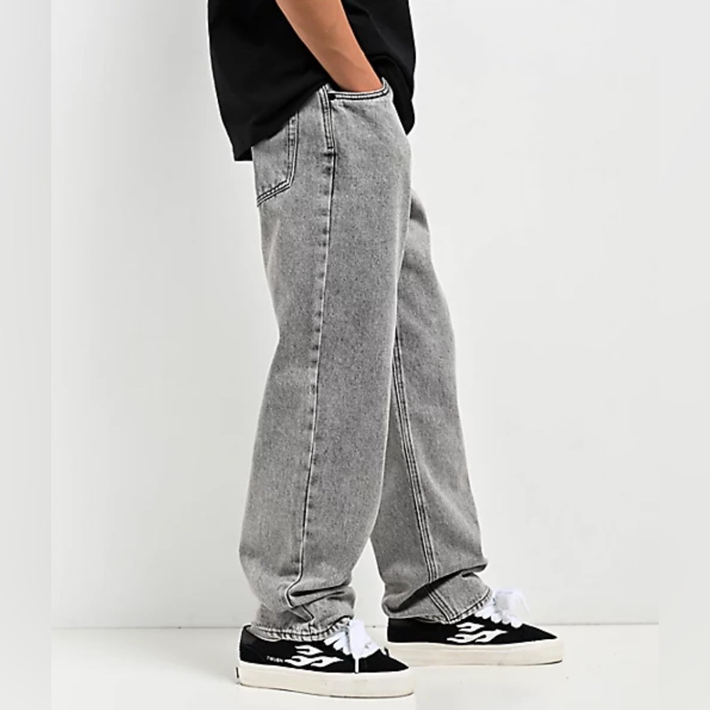 EmpyreKids LooseFit GreyScramble SkateJeans (Used condition, no holes or stains)